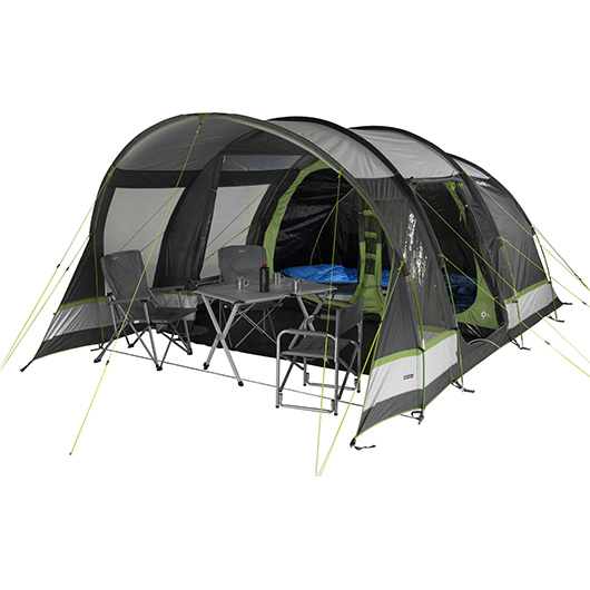 High Peak Zelt Garda 5.0 hellgrau fr max. 5 Personen