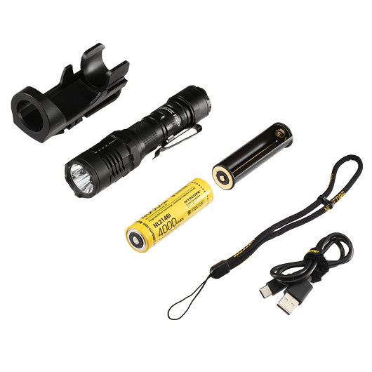 Nitecore LED-Taschenlampe P20i UV 1800 Lumen UV Licht inkl. Tactical Holster schwarz Bild 4