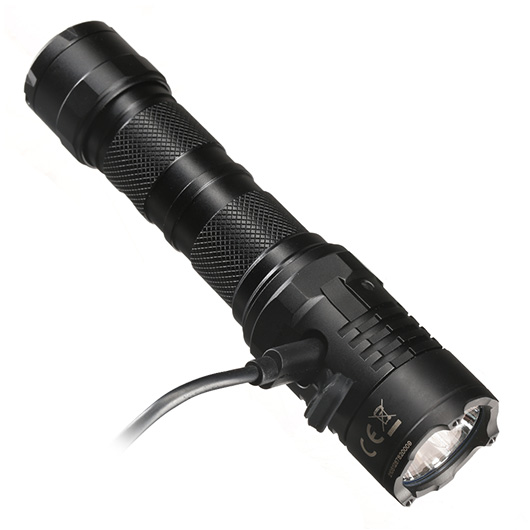 Nitecore LED-Taschenlampe P20i UV 1800 Lumen UV Licht inkl. Tactical Holster schwarz Bild 7