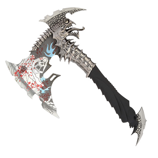 Fantasy Axt Dragon Scream inkl. Tischstnder silber/schwarz