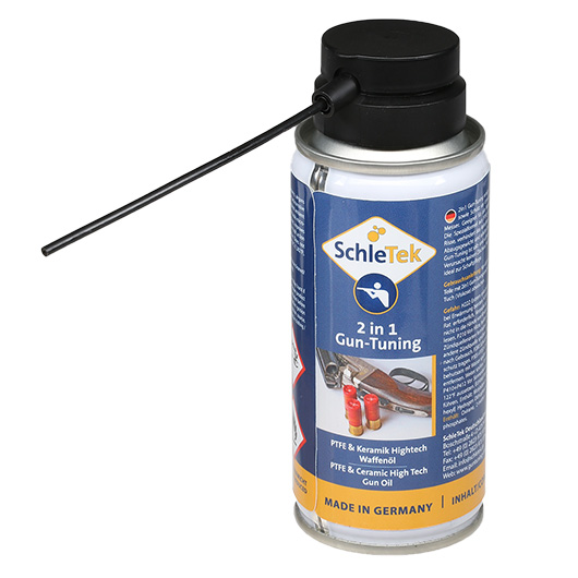 SchleTek 2 in 1 Gun Tuning Hightech Waffenpflege Spray 100ml Bild 1