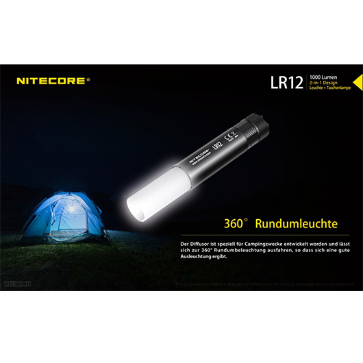 Nitecore Camping-Laterne LR12 1000 Lumen Bild 7
