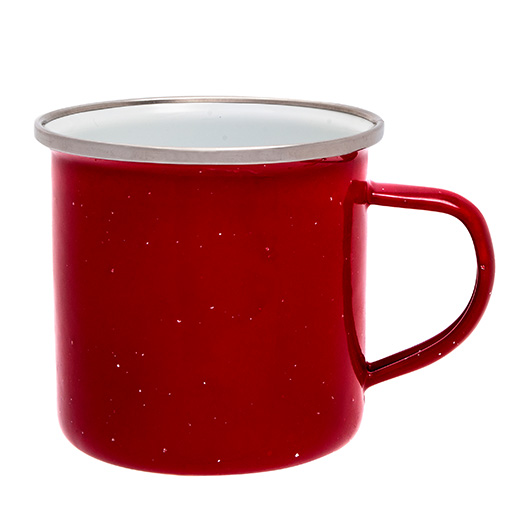 Origin Outdoors Emaille Tasse 360 ml rot