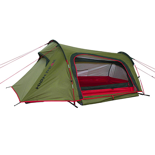 High Peak Zelt Sparrow 2  fr max. 2 Personen grn/rot