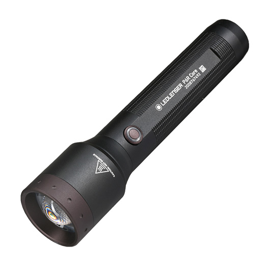 LED Lenser LED-Taschenlampe P6R Core 900 Lumen inkl. Handschlaufe, Akku schwarz