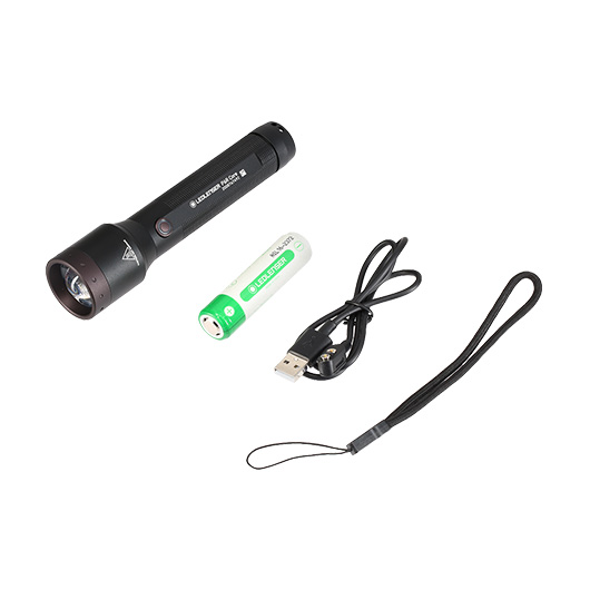 LED Lenser LED-Taschenlampe P6R Core 900 Lumen inkl. Handschlaufe, Akku schwarz Bild 4