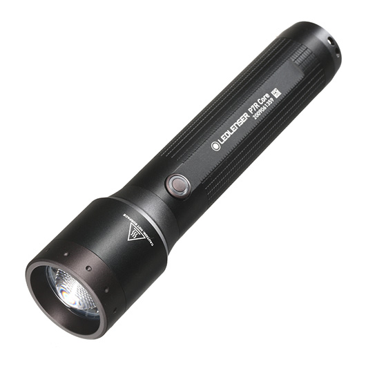 LED Lenser LED-Taschenlampe P7R Core 1400 Lumen inkl. Handschlaufe, Akku schwarz