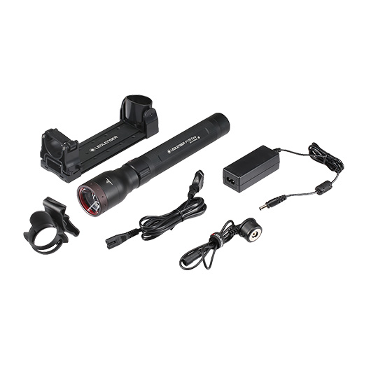 LED Lenser LED-Taschenlampe P17R Core 1200 Lumen inkl. Wand- und Grtelhalterung schwarz Bild 4