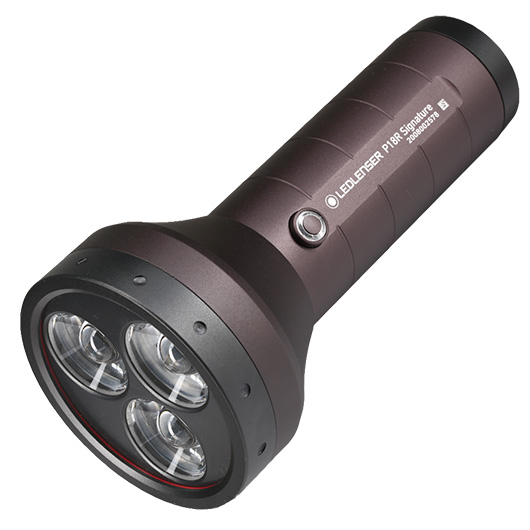 LED Lenser LED-Taschenlampe P18R Signature 4500 Lumen inkl. Akku schwarz