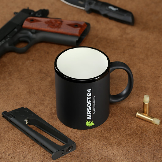 Airsoft 24 Tasse 300 ml schwarz matt Bild 2