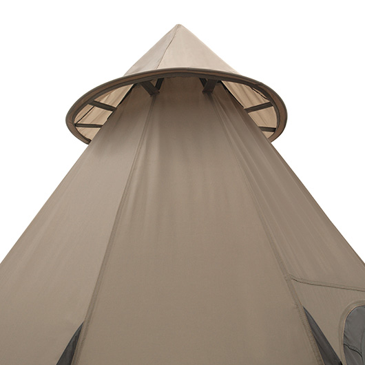 Easy Camp Familienzelt Moonlight Tipi fr max. 8 Personen grau/khaki Bild 3