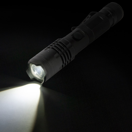 Origin Outdoors LED-Taschenlampe mit Powerbank 1000 Lumen schwarz Bild 7