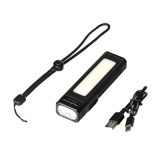 Fenix LED-Taschenlampe WT16R 300 Lumen mit Akku, Flchenleuchte schwarz Bild 4