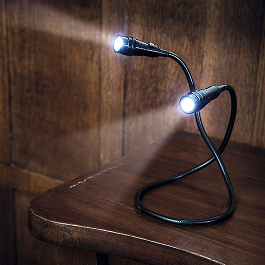 LED-Arbeitslampe Flexi Torch biegbar 6 LED`s schwarz