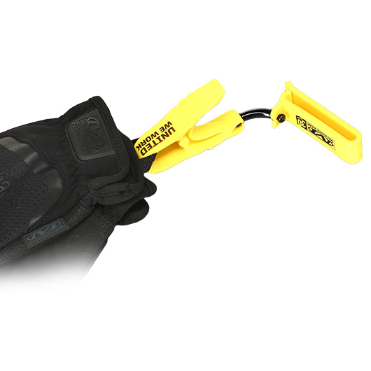 Mechanix Handschuhklammer Glove Clip gelb