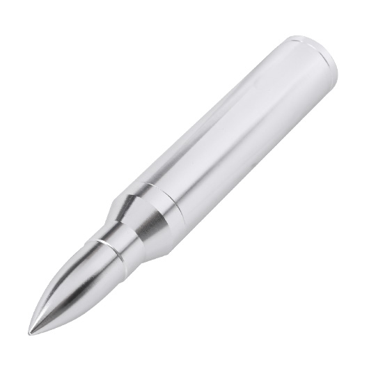 LED-Taschenlampe Bullet Light Aluminium silber