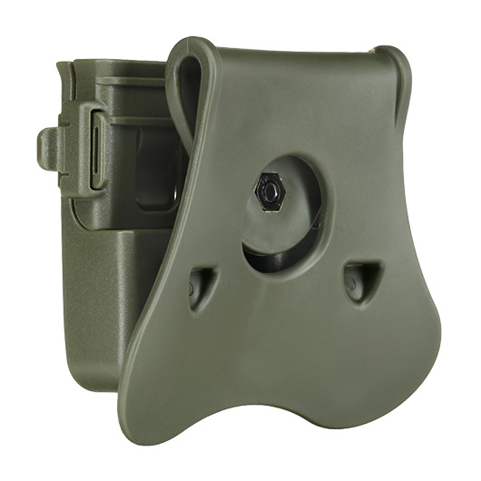 Amomax Doppel-Magazinholster Polymer Paddle f. Single- / Double-Stack Magazine oliv Bild 5