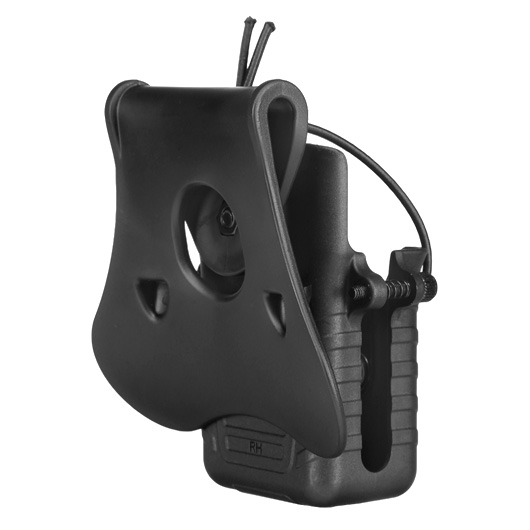 Amomax Tactical Holster Polymer Paddle f. Funkgerte schwarz Bild 3