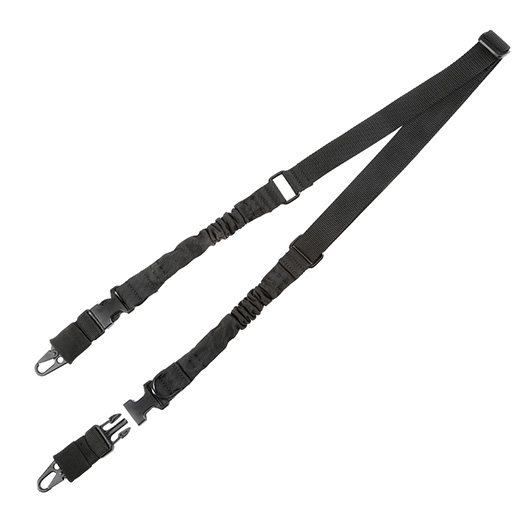 Amomax 2-Punkt Tragegurt Dual Bungee Universal Tactical Heavy Duty Version schwarz