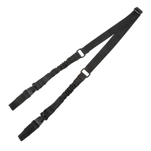 Amomax 2-Punkt Tragegurt Dual Bungee Universal Tactical Heavy Duty Version schwarz Bild 1