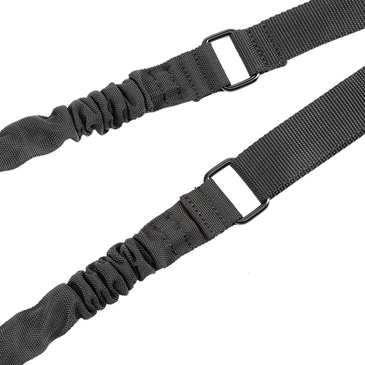 Amomax 2-Punkt Tragegurt Dual Bungee Universal Tactical Heavy Duty Version schwarz Bild 3