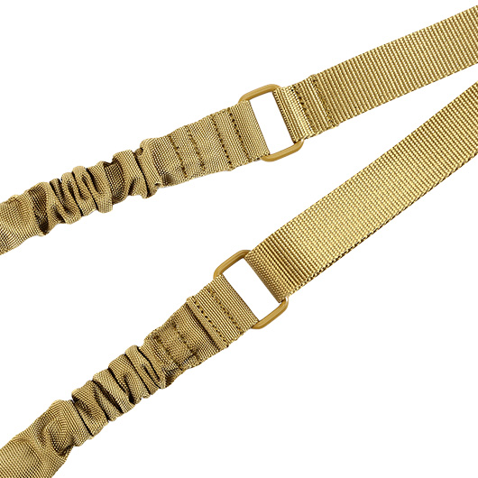 Amomax 2-Punkt Tragegurt Dual Bungee Universal Tactical Heavy Duty Version Coyote Brown Bild 3