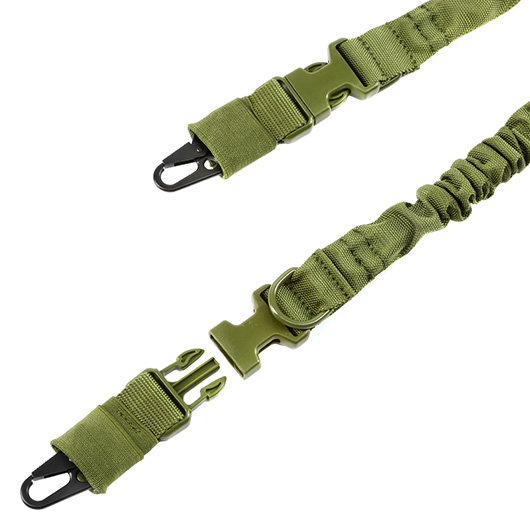 Amomax 2-Punkt Dual Bungee Universal Tactical Tragegurt Heavy Duty Version oliv Bild 2