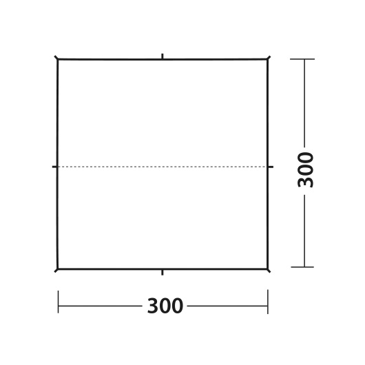 Easy Camp Tarp 3 x 3 m inkl. Gestnge Granite Grey Bild 2