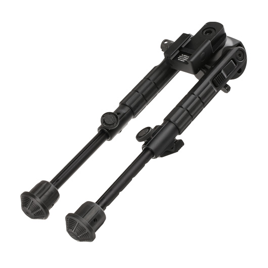 UTG Heavy Duty Recon 360 Grad Metall Zweibein - Gummife 160 - 230 mm schwarz - Version 2 Bild 6