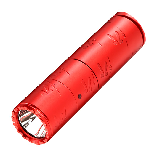 Klarus LED Taschenlampe K10 1200 ANSI Lumen rot Jubiläumslampe inkl. Geschenkverpackung