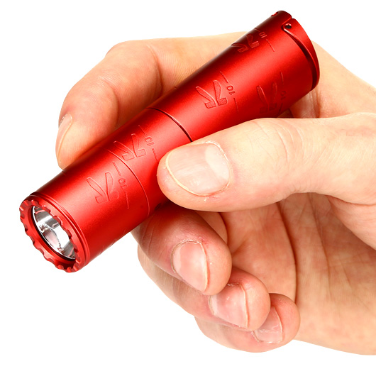 Klarus LED Taschenlampe K10 1200 ANSI Lumen rot Jubilumslampe inkl. Geschenkverpackung Bild 10