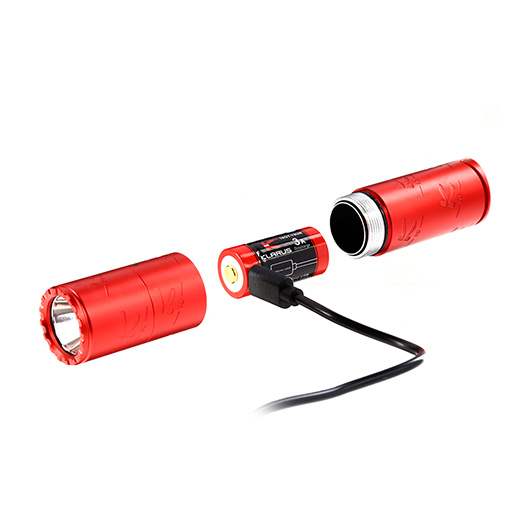 Klarus LED Taschenlampe K10 1200 ANSI Lumen rot Jubilumslampe inkl. Geschenkverpackung Bild 8