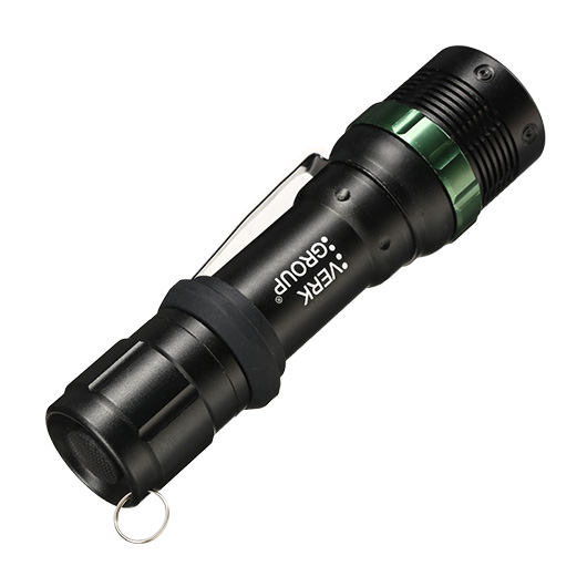 Bailong LED-Taschenlampe mit Zoom, Strobe und viel Zubehr schwarz Bild 11