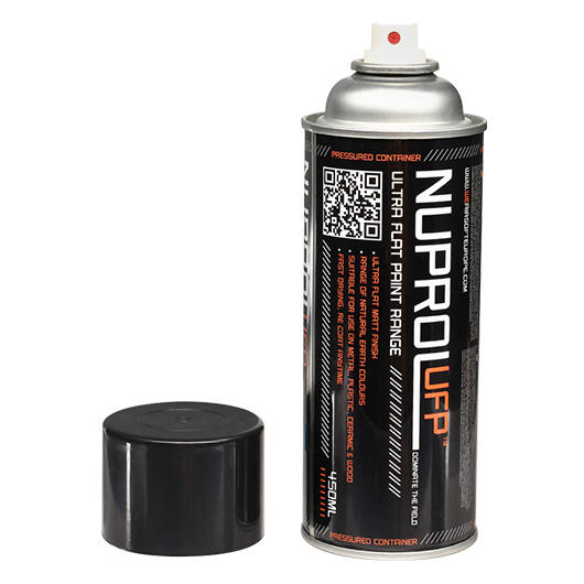 Nuprol UFP Sprhfarbe schwarz matt 450ml Bild 2