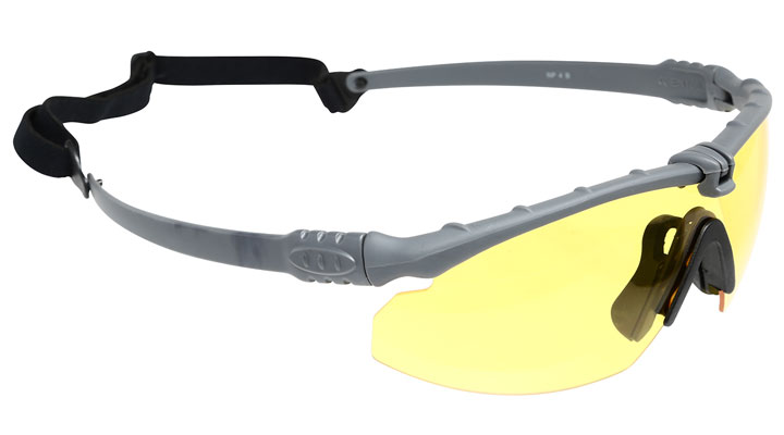 Nuprol Battle Pro Protective Airsoft Schutzbrille grau / gelb Bild 1