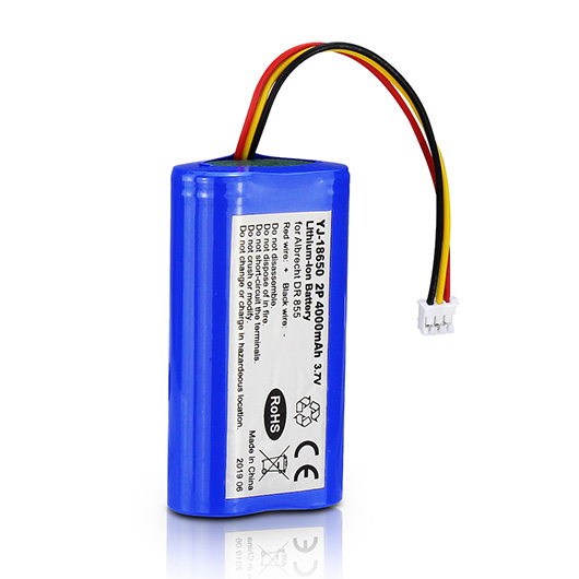 Albrecht Akkupack 4000mAh 3,7V fr DR855 und DR860 Digitalradio DAB+ 11 Stunden Betriebszeit