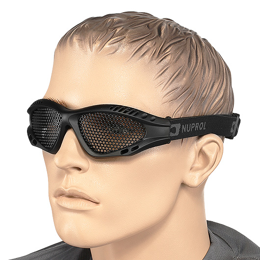 Nuprol Brille Shades Mesh Eye Protection Airsoft Gitterbrille schwarz Bild 3