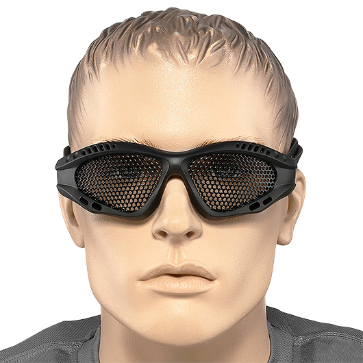 Nuprol Brille Shades Mesh Eye Protection Airsoft Gitterbrille schwarz Bild 4