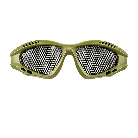 Nuprol Brille Shades Mesh Eye Protection Airsoft Gitterbrille oliv Bild 1