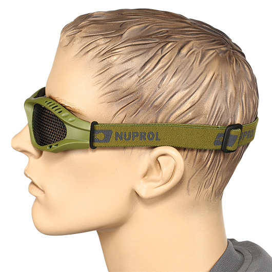 Nuprol Brille Shades Mesh Eye Protection Airsoft Gitterbrille oliv Bild 5