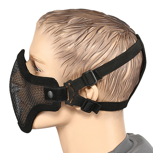 Nuprol Mesh Mask V1 Gittermaske Lower Face Shield schwarz Bild 3