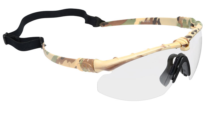Nuprol Battle Pro Protective Airsoft Schutzbrille camo / klar Bild 1