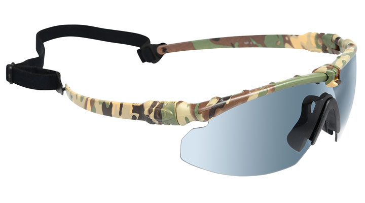 Nuprol Battle Pro Protective Airsoft Schutzbrille camo / rauch Bild 1