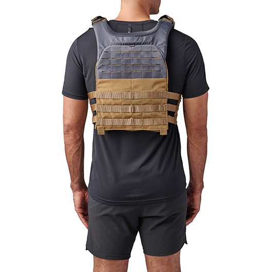 5.11 Trainingsweste TacTec Trainer Weight Vest tungsten Bild 2