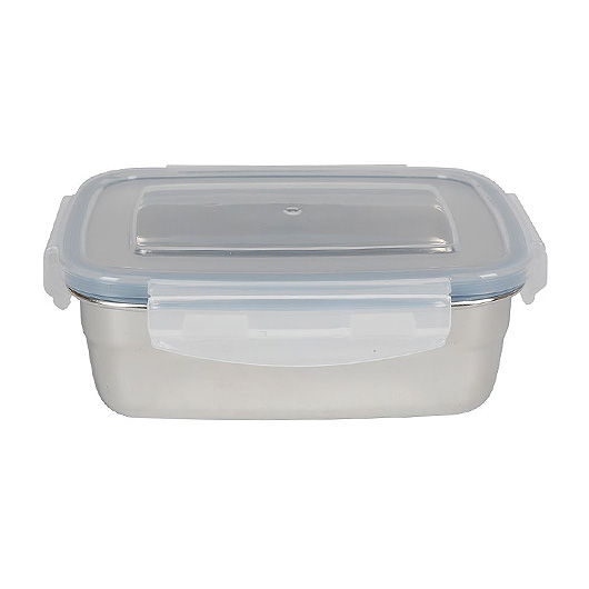 Edelstahl Lunchbox Edelstahl 1,8 L silber/transparent Bild 1