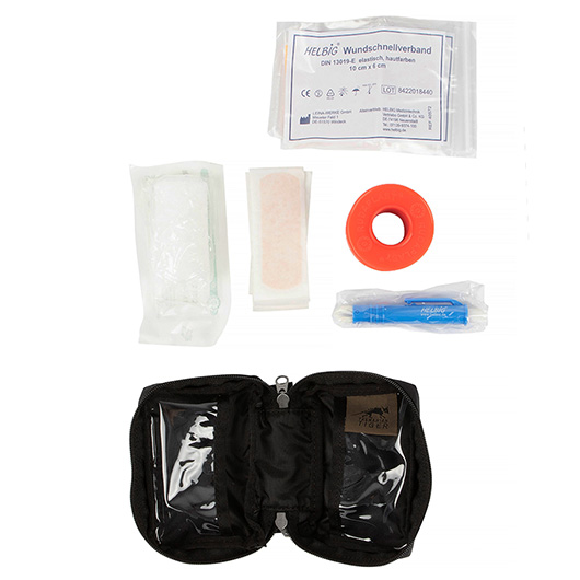 Tasmanian Tiger Erste Hilfe Set First Aid Mini 10 tlg. schwarz Bild 5