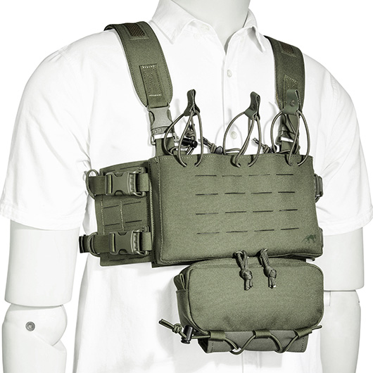 Tasmanian Tiger Chest Rig Small Combi Rig mit Magazinmodul oliv