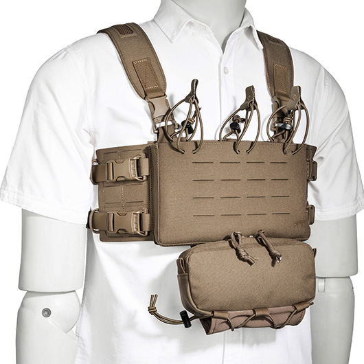 Tasmanian Tiger Chest Rig Small Combi Rig mit Magazinmodul coyote braun