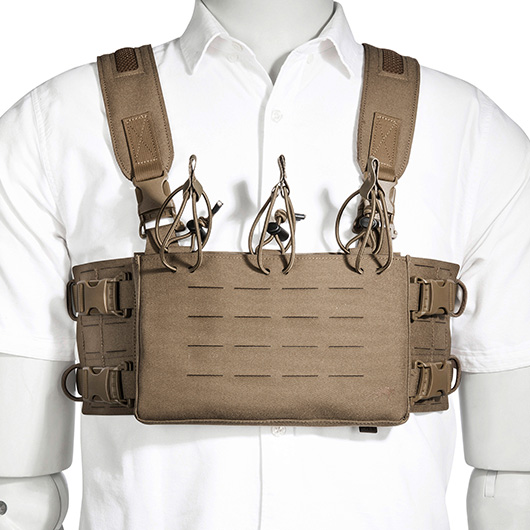 Tasmanian Tiger Chest Rig Small Combi Rig mit Magazinmodul coyote braun Bild 5