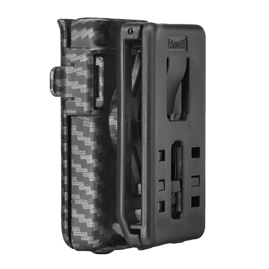 Amomax Tactical Single-Magazinholster Polymer Paddle f. Single- / Double-Stack Magazine Carbon-Design Bild 5